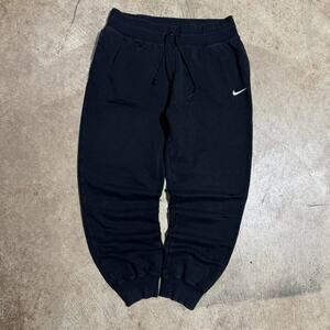 Nike Black Mini Logo Swoosh Sweatpants